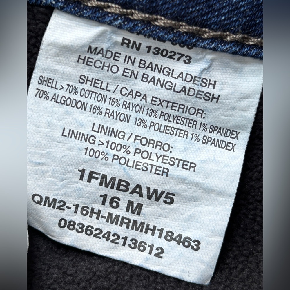 LINED Riders by Lee Mid Rise Boot Cut 16M - Picture 9 of 10